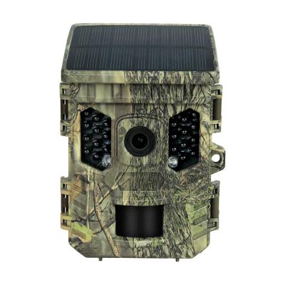 TC-24QS Solar Trail Camera - 4K 32MP, 2600mAh Built-in Rechargeable Battery, Hunting & Trail Cameras 0.1s Trigger Game Camera with Night Vision Motion Activated IP66 Waterproof